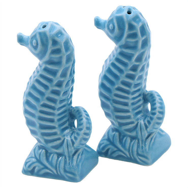 Ceramic Seahorse Salt & Pepper Shakers