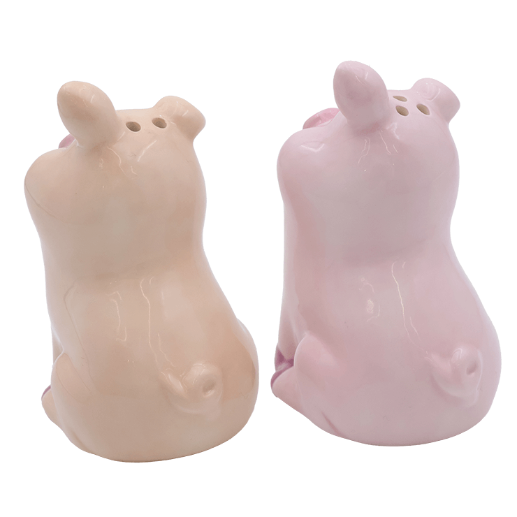 Ceramic Pig Salt & Pepper Shakers