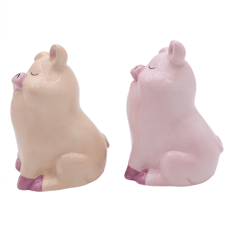 Ceramic Pig Salt & Pepper Shakers