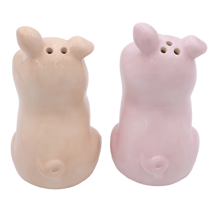 Ceramic Pig Salt & Pepper Shakers