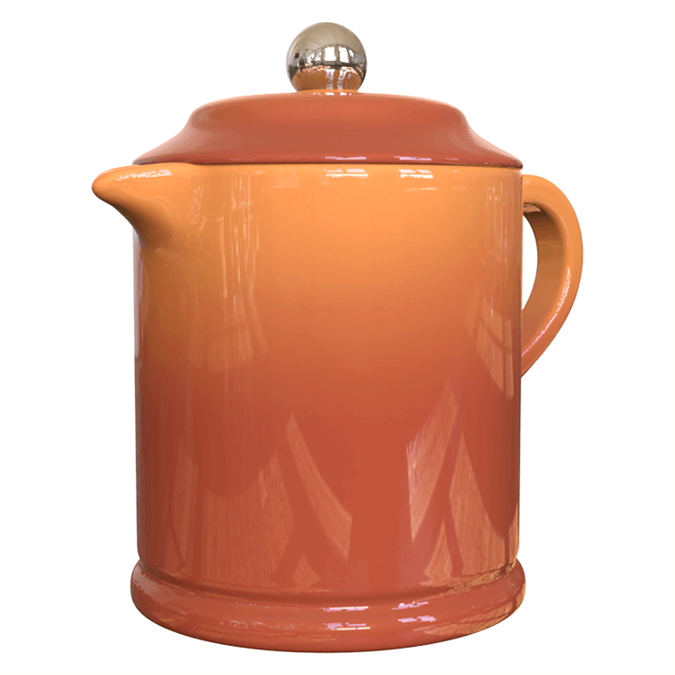 Orange Gradient Ceramic French Press