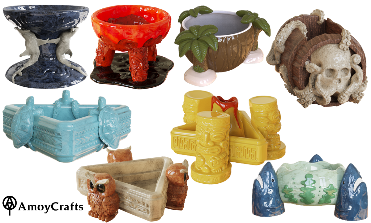AmoyCrafts Ceramic Tiki Bowl Scorpion bowl Ceramic Volcano Bowl for Custom & Wholesale.png