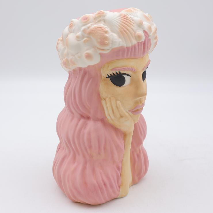 Seashell Goddess Ceramic Tiki Mug