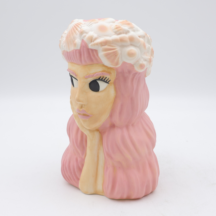 Seashell Goddess Ceramic Tiki Mug