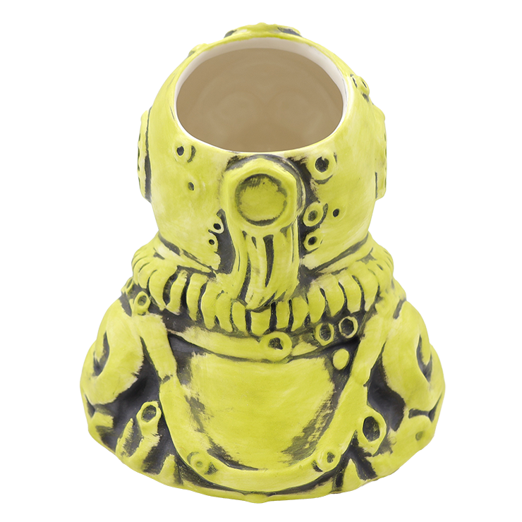 Diver Monkey Ceramic Tiki Mug