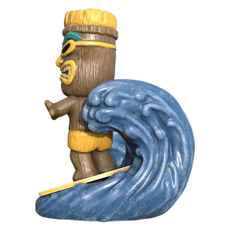 Surfer Tiki Mug - Golden Coast Edition