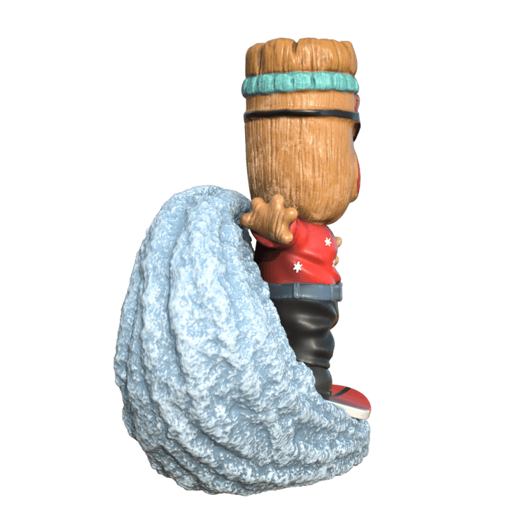 Ski Tiki Mug - Red Winter Edition