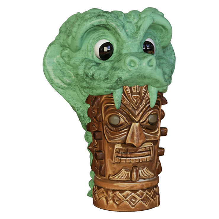 Serpent Guardian Tiki Mug