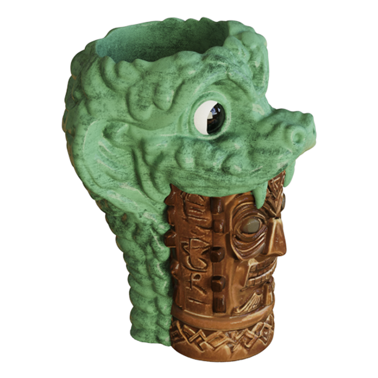 Serpent Guardian Tiki Mug