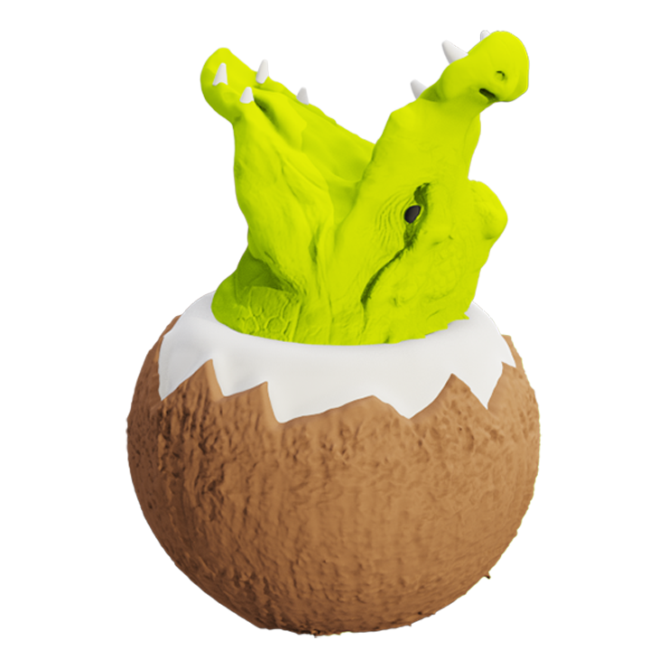 Hatching Crocodile Ceramic Mug