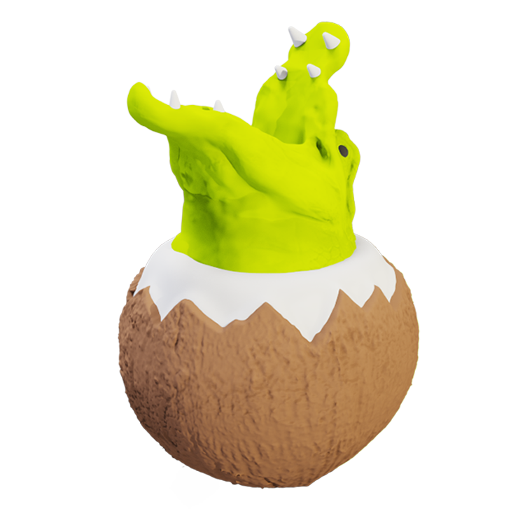 Hatching Crocodile Ceramic Mug