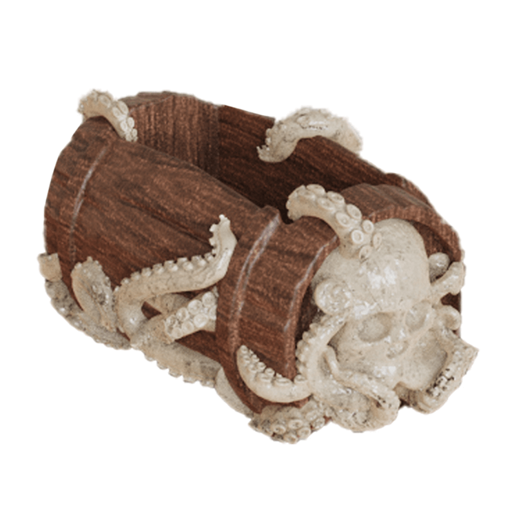 Octopus Barrel Tiki Bowl