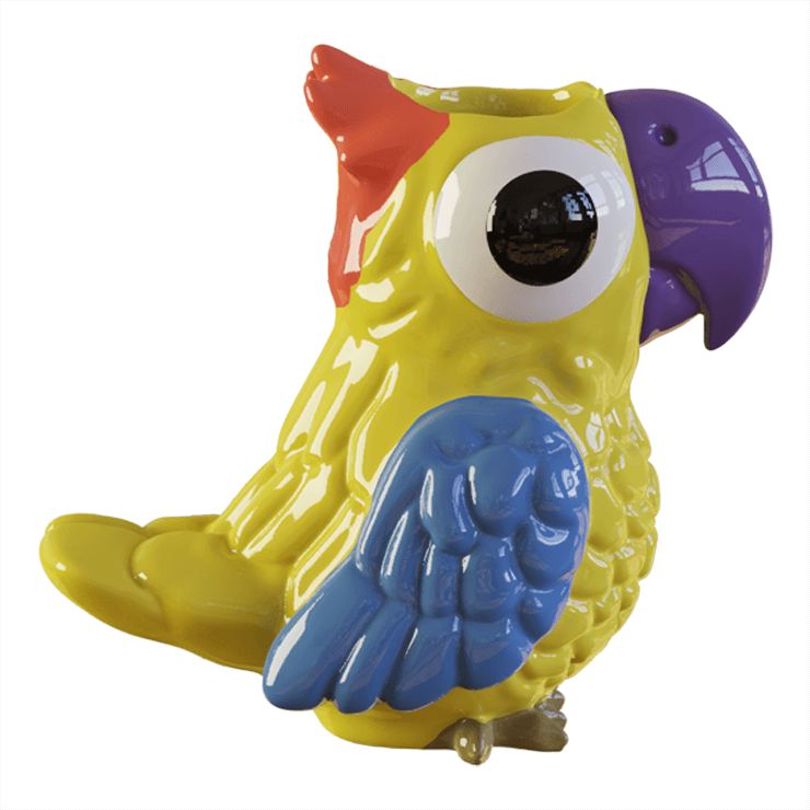 Tropical Parrot Tiki Mug
