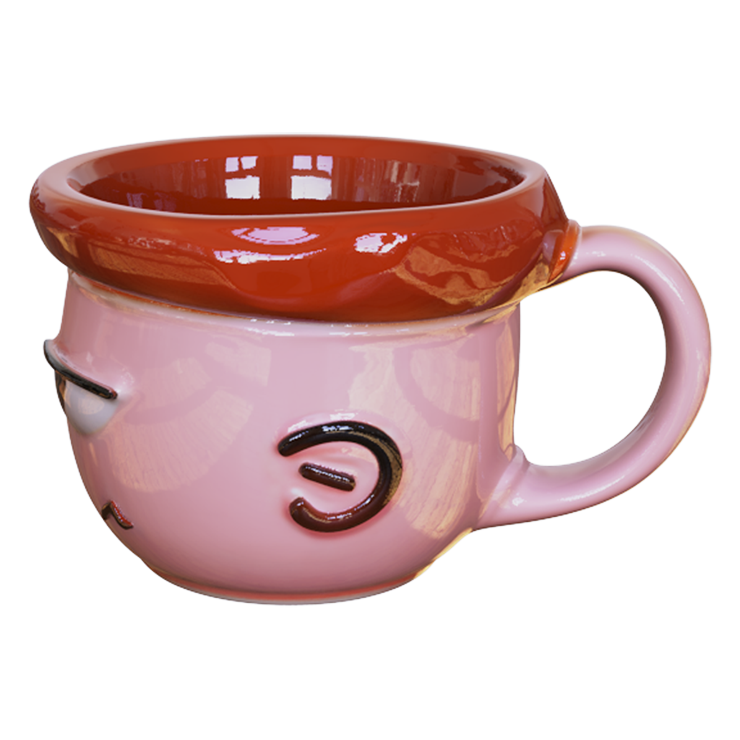 Sleepy Mood Lazy Face Ceramic Mug