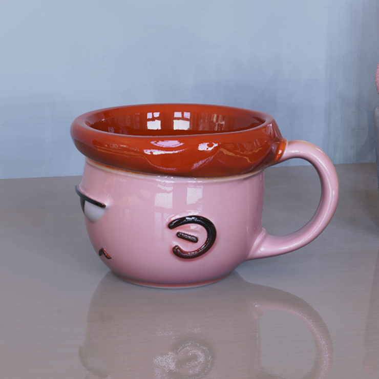 Sleepy Mood Lazy Face Ceramic Mug