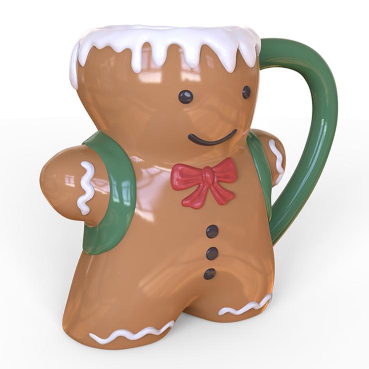 Frosty Backpack Gingerbread Man Mug