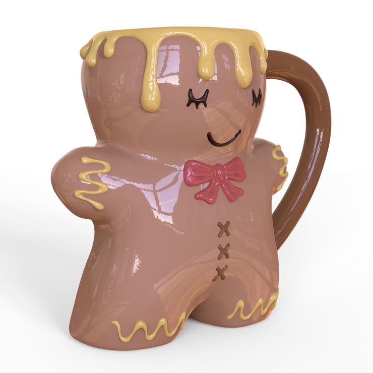 Golden Drizzle Gingerbread Mug