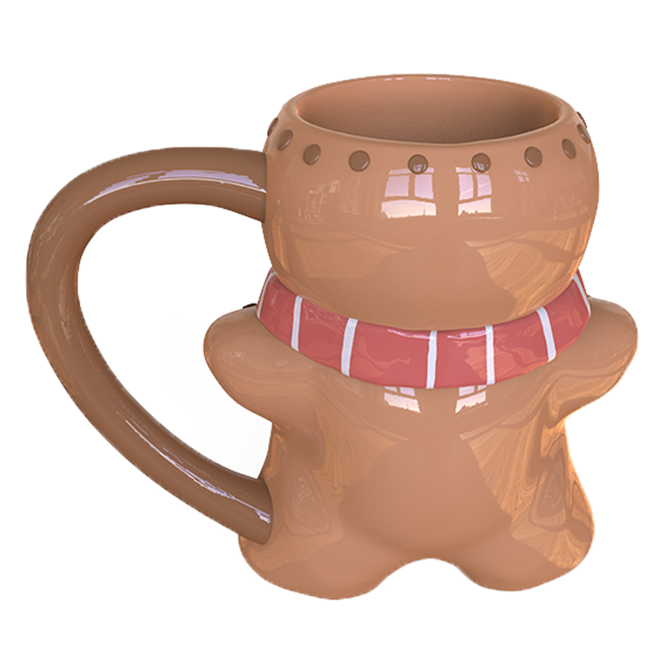 Cozy Winter Scarf Gingerbread Mug