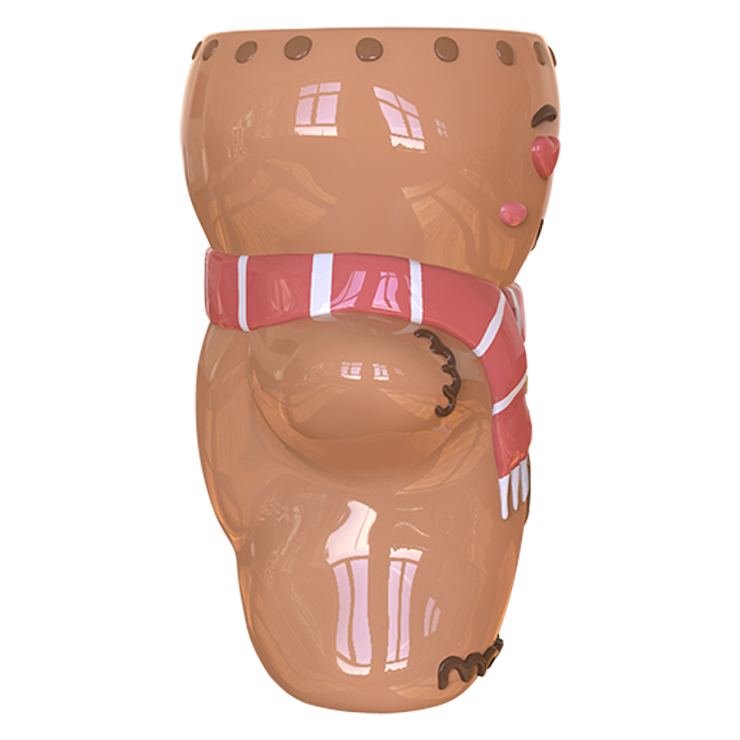 Cozy Winter Scarf Gingerbread Mug