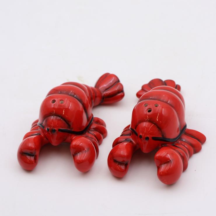 Lobster Ceramic Salt and Pepper Shakers
