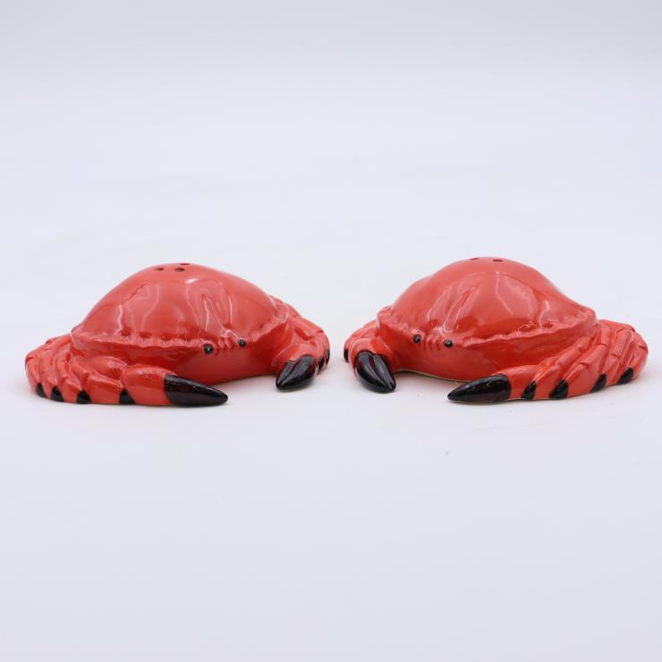Crab Ceramic Salt and Pepper Shakers