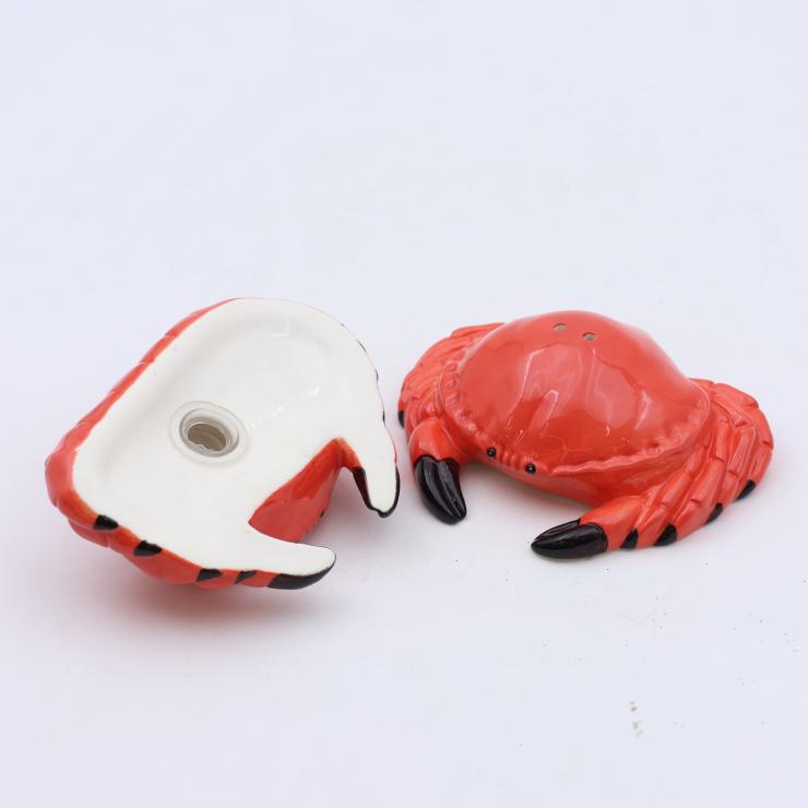 Crab Ceramic Salt and Pepper Shakers