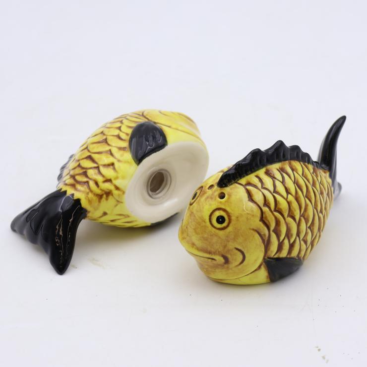 Fish Ceramic Salt and Pepper Shakers