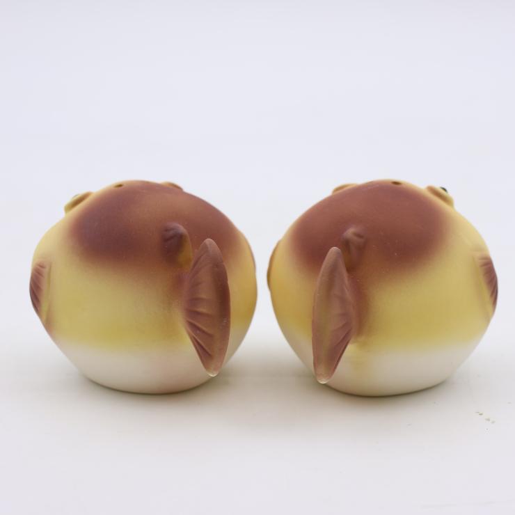 Pufferfish Ceramic Salt and Pepper Shakers