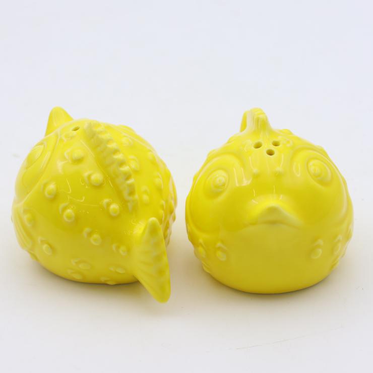Fish Ceramic Salt and Pepper Shakers