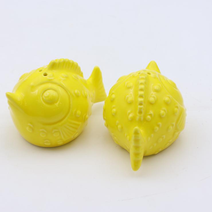Fish Ceramic Salt and Pepper Shakers