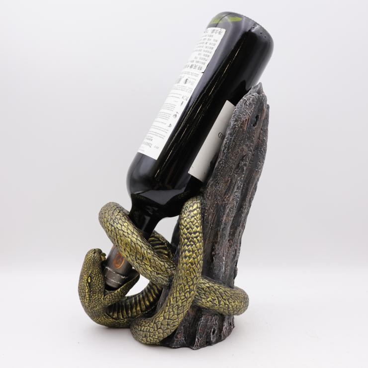 Snake Resin Wine Bottle Holder