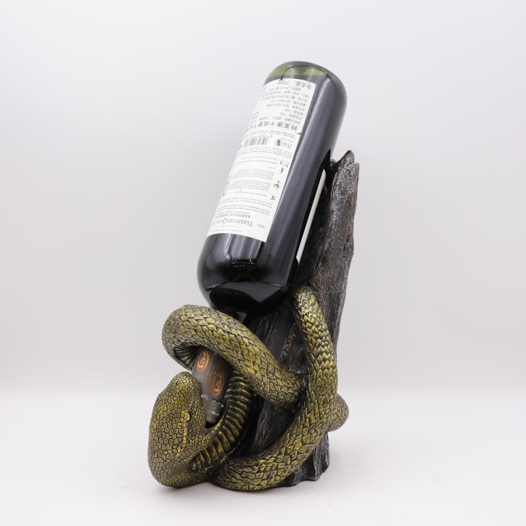 Snake Resin Wine Bottle Holder