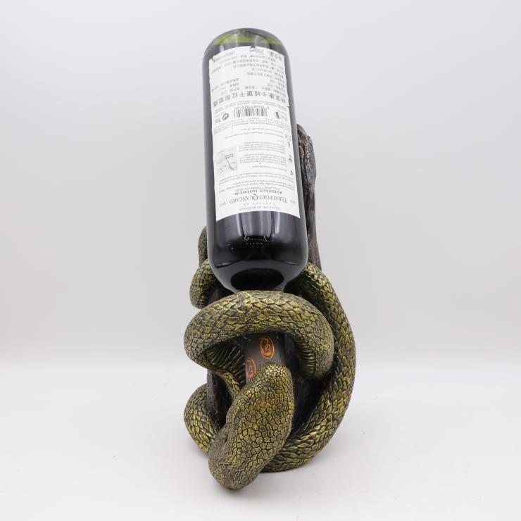 Snake Resin Wine Bottle Holder
