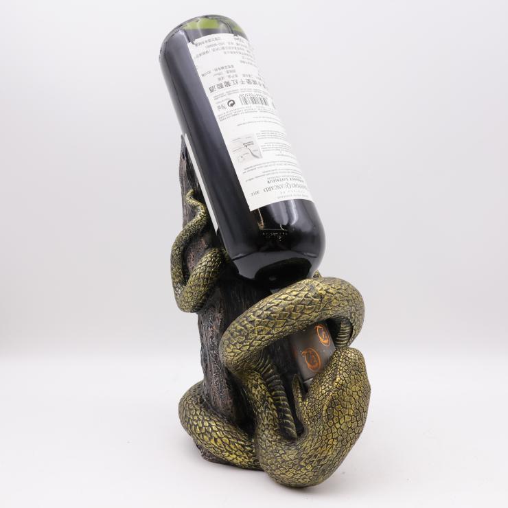 Snake Resin Wine Bottle Holder