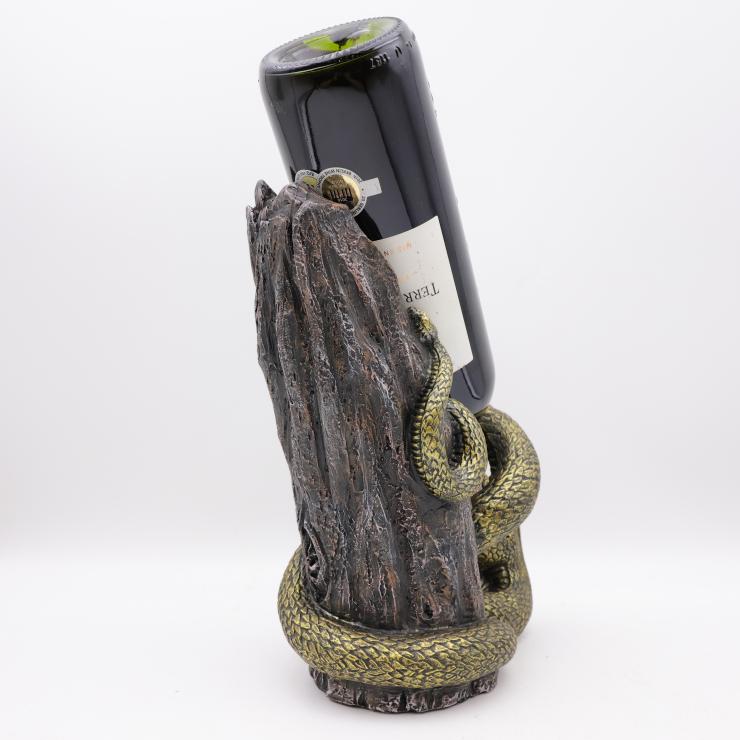 Snake Resin Wine Bottle Holder