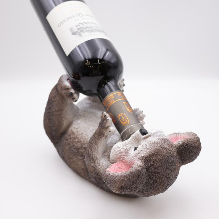 Koala Resin Wine Bottle Holder