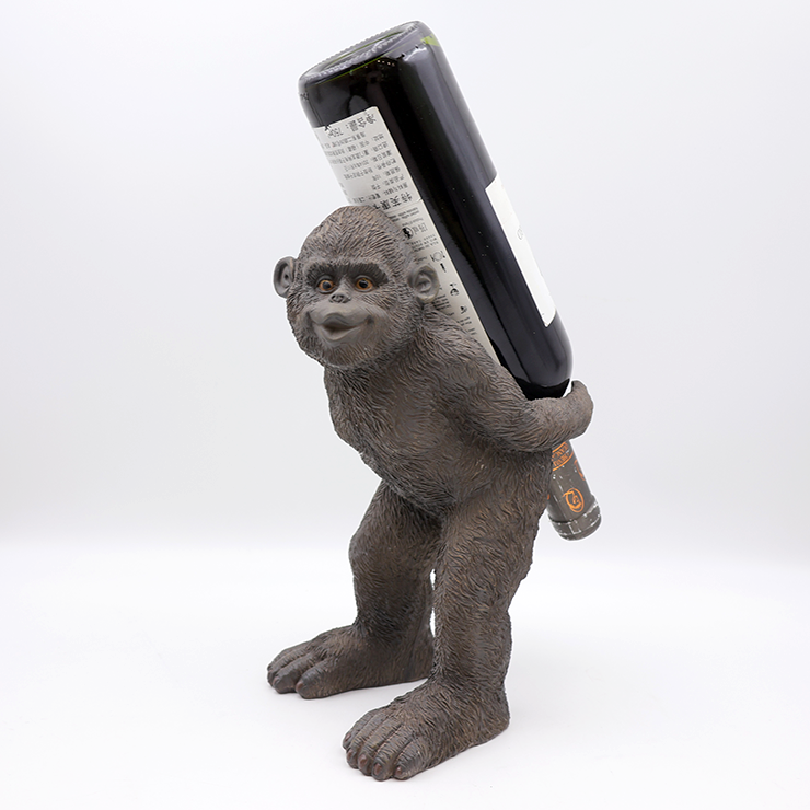Gorilla Resin Wine Bottle Holder
