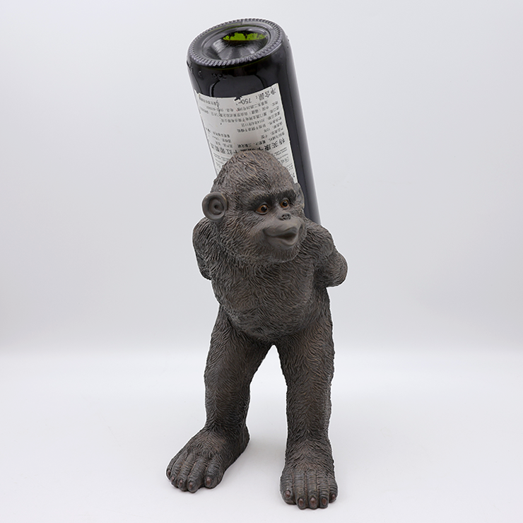 Gorilla Resin Wine Bottle Holder