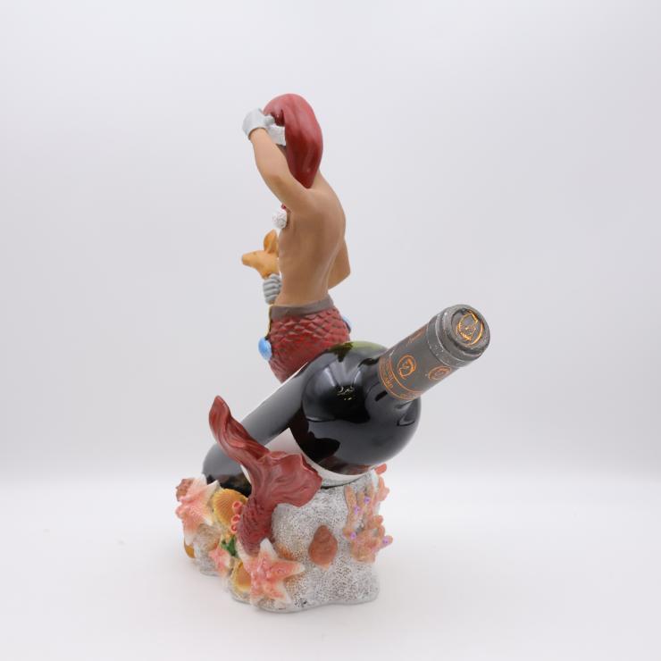 Merman Resin Wine Bottle Holder