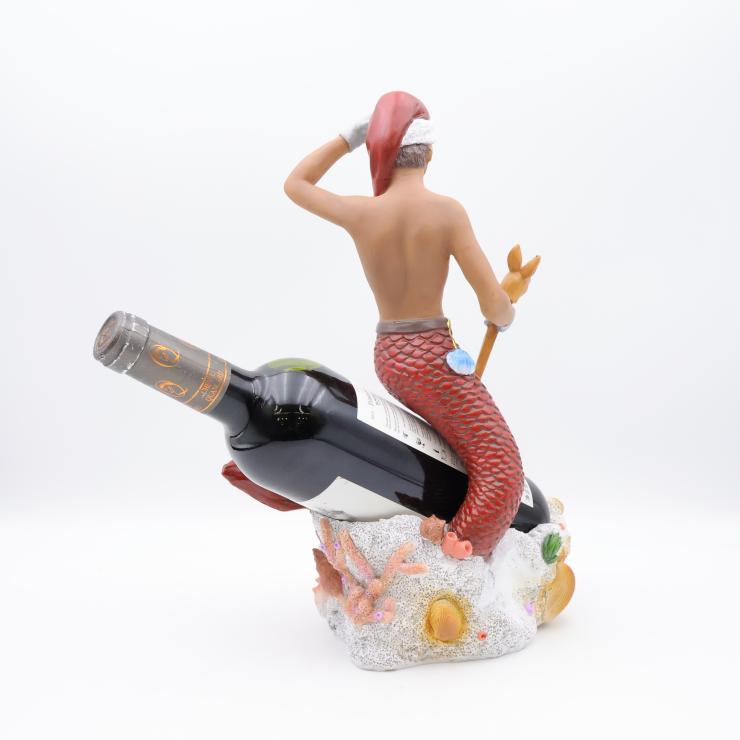 Merman Resin Wine Bottle Holder