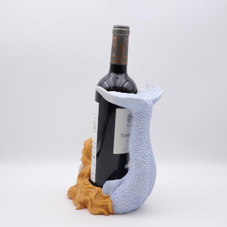 Mermaid Resin Wine Bottle Holder