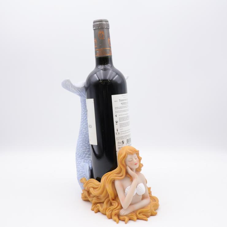 Mermaid Resin Wine Bottle Holder